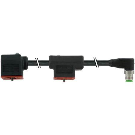 Murrelektronik M12 male 0 Degree / M12 male 0 Degree shielded Ethernet, TPE 2x2x24AWG SF/UTP CAT5 7074-41531-6370060